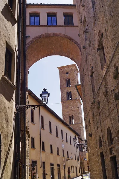 Typisk Gata Volterra Toscana Italien — Stockfoto