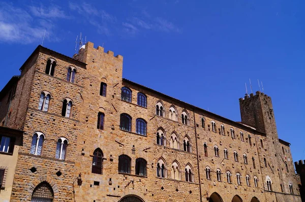 Praetorianpalatset Volterra Toscana Italien — Stockfoto