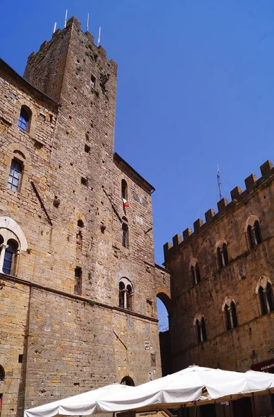 Volterra Tuscany Talya Daki Praetorian Sarayı — Stok fotoğraf