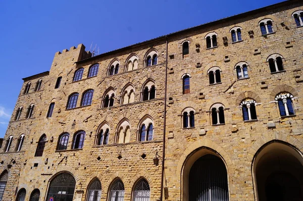 Praetorianpalatset Volterra Toscana Italien — Stockfoto