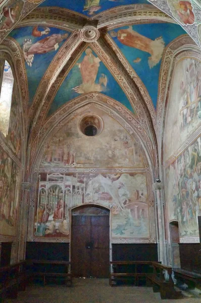 Interior Iglesia San Francisco Volterra Toscana Italia — Foto de Stock