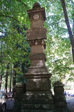 Bölgedeki Il Lago, Vallombrosa, Toskana, İtalya