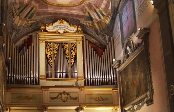 Interior Abadia Vallombrosa Toscana Itália — Fotografia de Stock