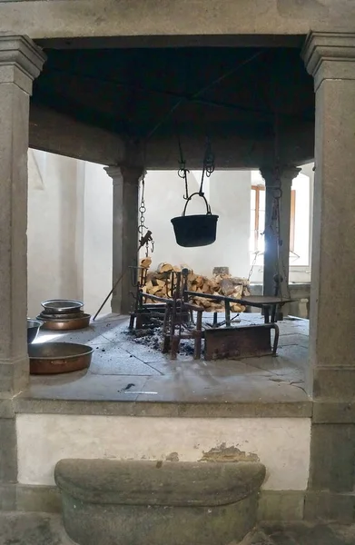 Ancient Kitchen Abbey Vallombrosa Tuscany Italy — Stock Photo, Image