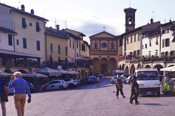 Matteotti Meydanı Greve, Chianti, Toskana, İtalya