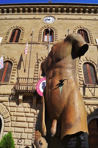 Edificio Comunale Greve Chianti Toscana Italia — Foto Stock