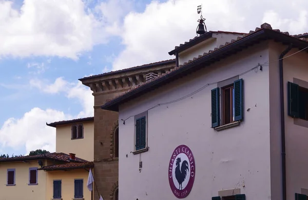 Glimp Van Greve Chianti Toscane Italië — Stockfoto