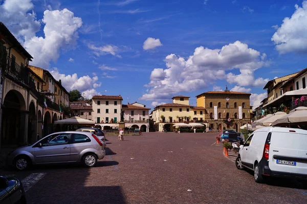 Matteotti Meydanı Greve, Chianti, Toskana, İtalya