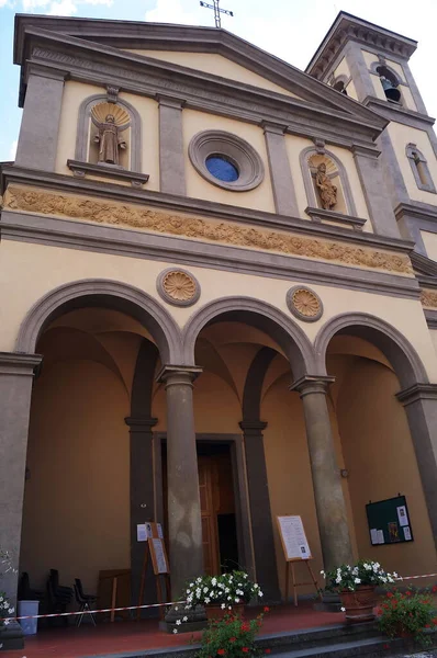 Kerk Van Santa Croce Greve Chianti Toscane Italië — Stockfoto