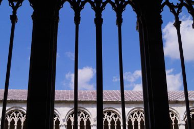 Mucizeler Meydanı 'ndaki anıtsal mezarlık, Toskana, İtalya