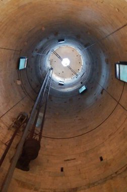 Pisa, Toskana, İtalya 'nın Eğik Kulesi' nin İçi