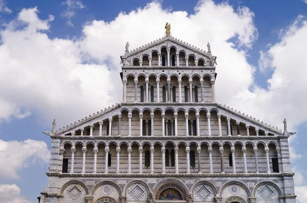 Pisa Toskana Talya Katedrali Cephesi — Stok fotoğraf