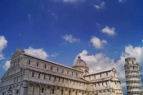 Pisa Toskana Talya Katedrali Eğik Kulesi — Stok fotoğraf