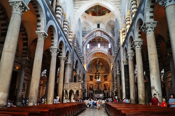 Interior Catedral Pisa Toscana Itália — Fotografia de Stock