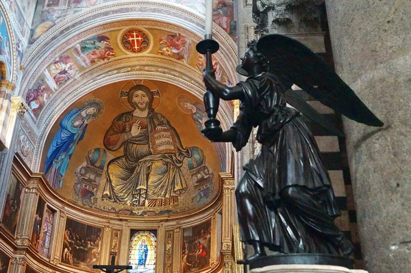 Interno Della Cattedrale Pisa Toscana Italia — Foto Stock