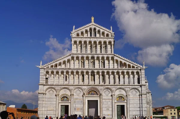 Pisa Toskana Talya Katedrali Cephesi — Stok fotoğraf