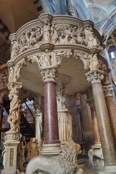 Interior Catedral Pisa Toscana Italia — Foto de Stock