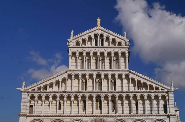 Pisa Toskana Talya Katedrali Cephesi — Stok fotoğraf