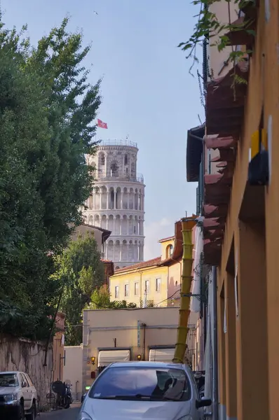 Schiefer Turm Von Pisa Miracles Squarei Toskana Italien — Stockfoto