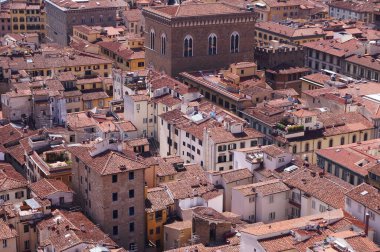 Floransa 'nın havadan görünüşü, İtalya
