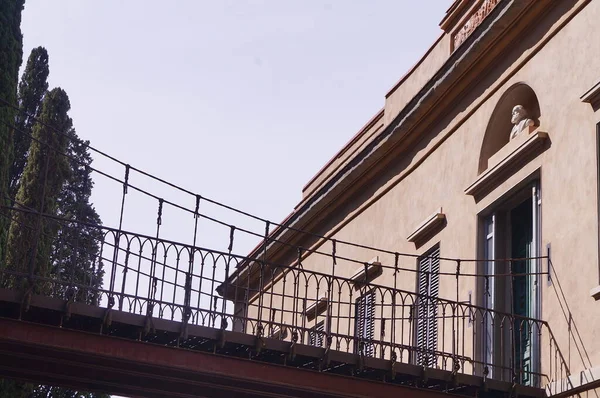 Ponte Palácio Sobre Rua Castello Florença Itália — Fotografia de Stock