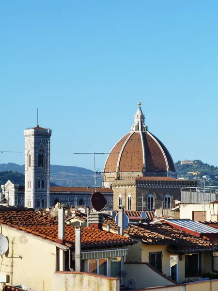 Vue du toit du Dôme de la Cathédrale, Florence, Italie — Photo