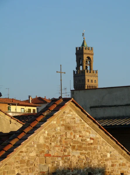 Kule arnolfo, Floransa, İtalya'nın çatısından göster — Stok fotoğraf