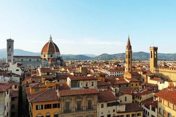 Veduta aerea del centro di Firenze — Foto Stock