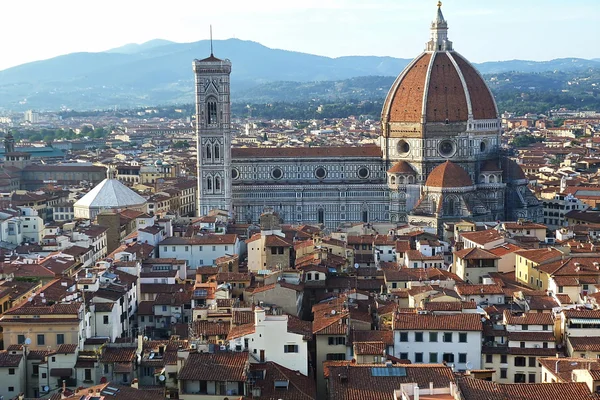 フィレンツェ、イタリアのセンターの空撮 — ストック写真