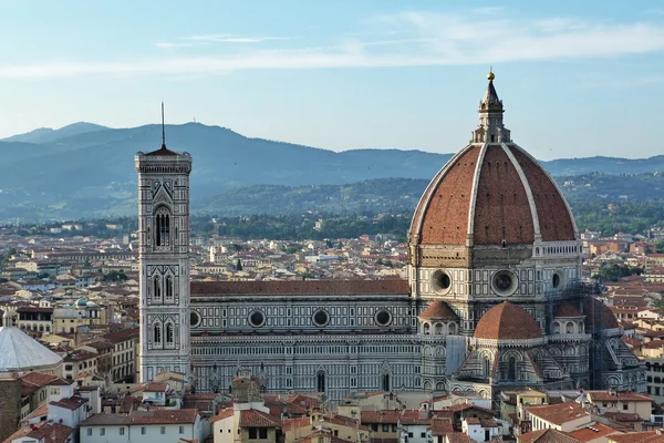 イタリア、フィレンツェの中心部の航空写真 — ストック写真