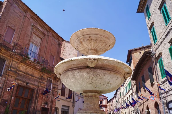 Fontana di Pispini, Siena, Italia — Foto Stock