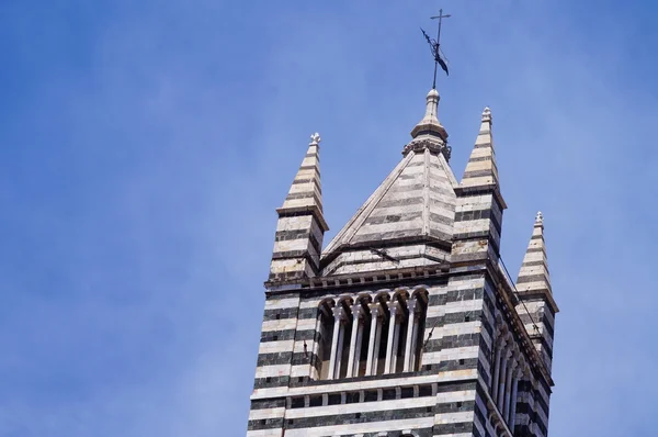 Detail of Siena Cathedral in Tuscany, Italy — Stock Photo, Image