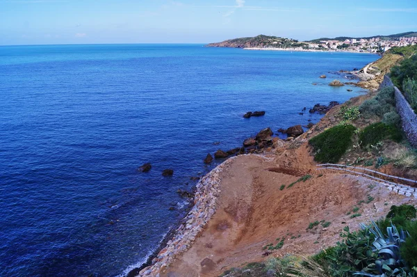 Piombino pobřeží, Toskánsko, Itálie — Stock fotografie zdarma