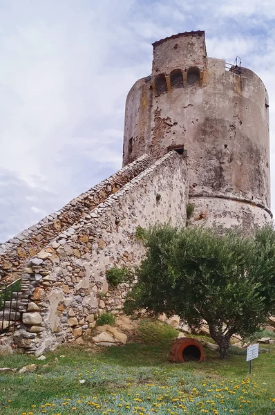 Appiani-tårnet, Marciana Marina, Elba, Toscana, Italia – stockfoto