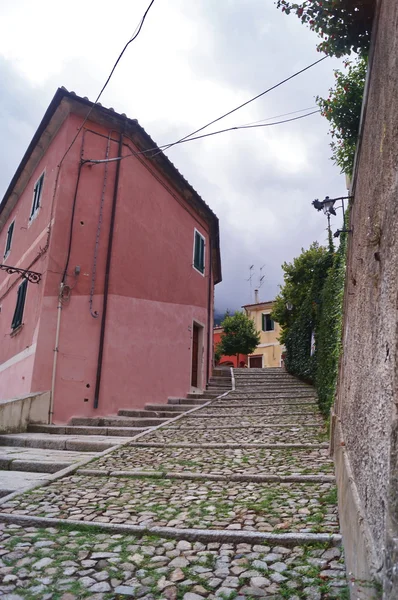 Plaza principal del pueblo de Poggio, Isla Elba, Toscana, Italia —  Fotos de Stock