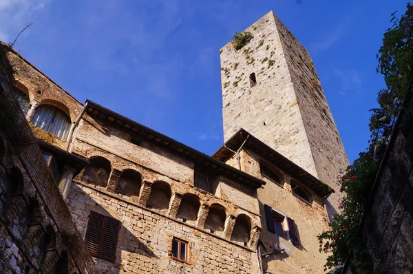 Becci arch, San Gimignano, Toscane, Italie — Photo