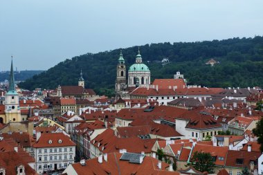 Top view from rhe Castle of Prague, Czech Republic