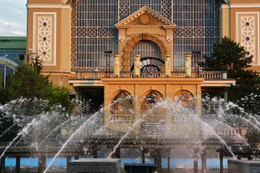 Ayrıntı Krizik çeşme, Prague, Çek Cumhuriyeti