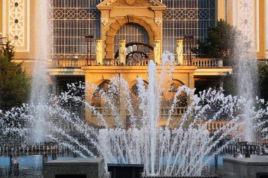 Ayrıntı Krizik çeşme, Prague, Çek Cumhuriyeti