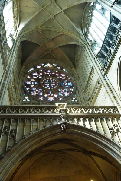 Interior of the Cathedral of St. Vitus, Prague, Czech Republic — Stock Photo, Image