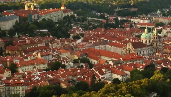 Vista de Praga desde la Torre Petrin, República Checa —  Fotos de Stock