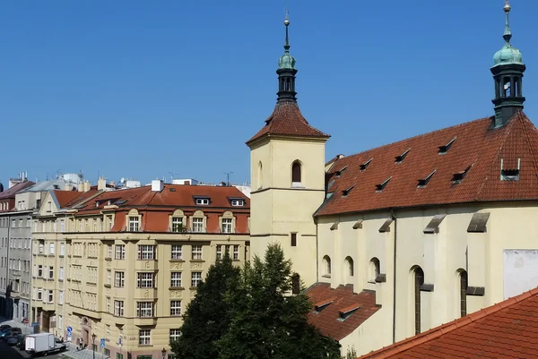 Top view of Prague, Czech Republic — Stock Photo, Image