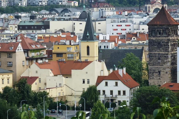 Vue du dessus de Prague, République tchèque — Photo