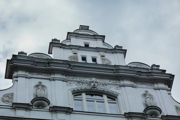 Педиатр здания, типичного для Огюста, Чехия — стоковое фото