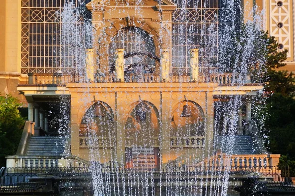 Detalhe da fonte de Krizik, Praga, República Checa — Fotografia de Stock