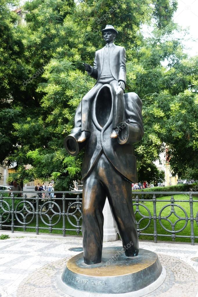 Franz Kafka Statue in Prague, Czech Republic