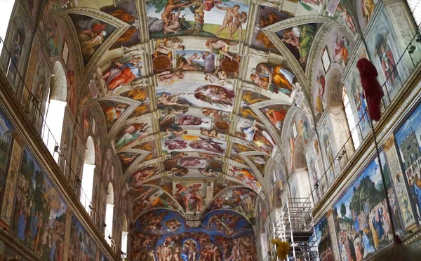 Ceiling in a corridor of the Vatican Museums, Rome, Italy