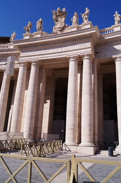 Ayrıntı Saint Peter Meydanı, Vatikan, Roma, İtalya — Stok fotoğraf