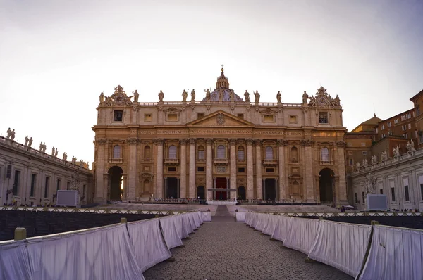 Praça São Pedro, Cidade do Vaticano, Roma, Itália — Fotografia de Stock