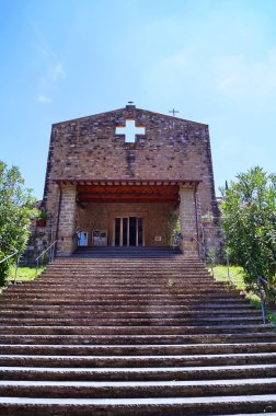 Küçük kilise Fiesole, Toskana, İtalya